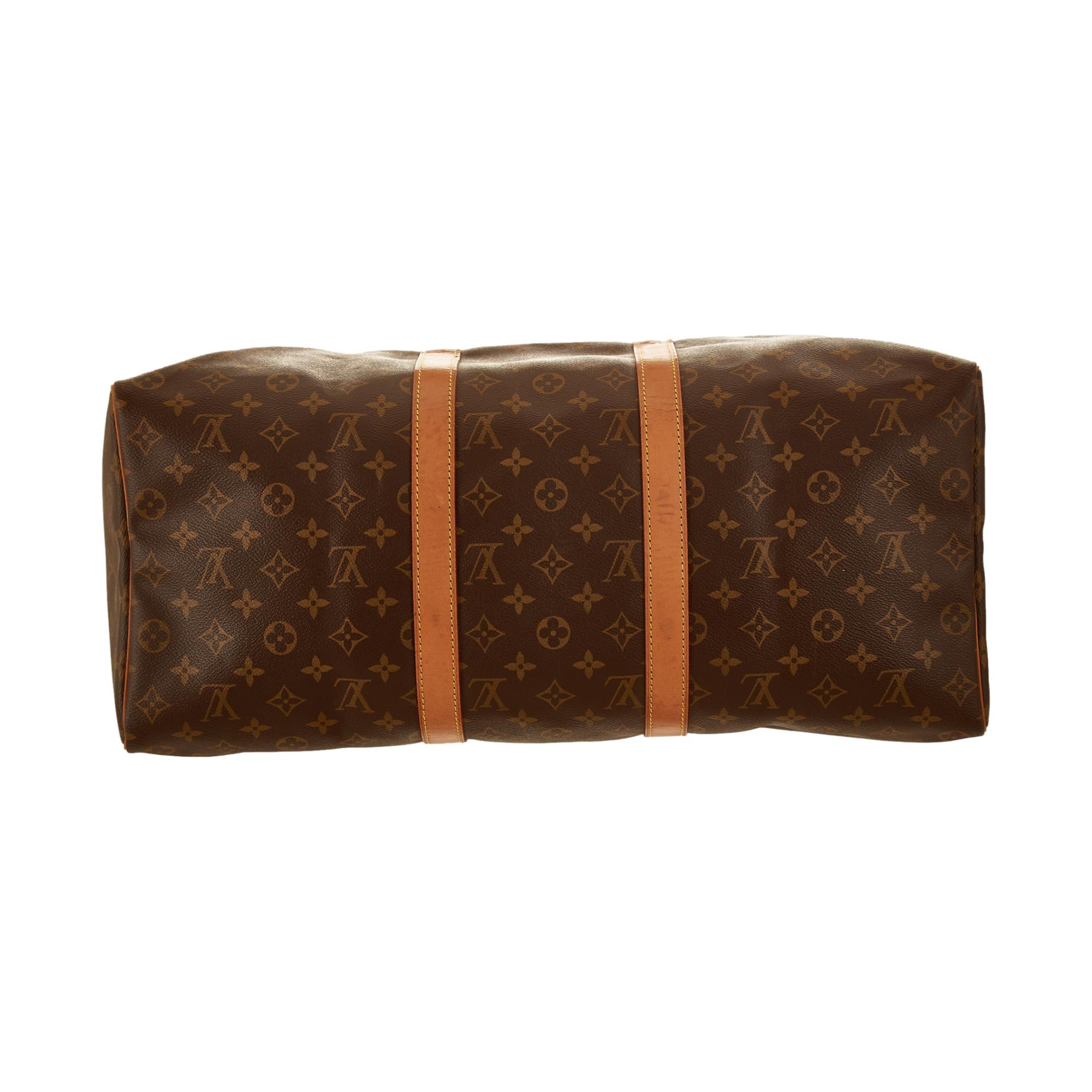 Louis Vuitton Keepall 50 Brown Cloth ref.973443 - Joli Closet