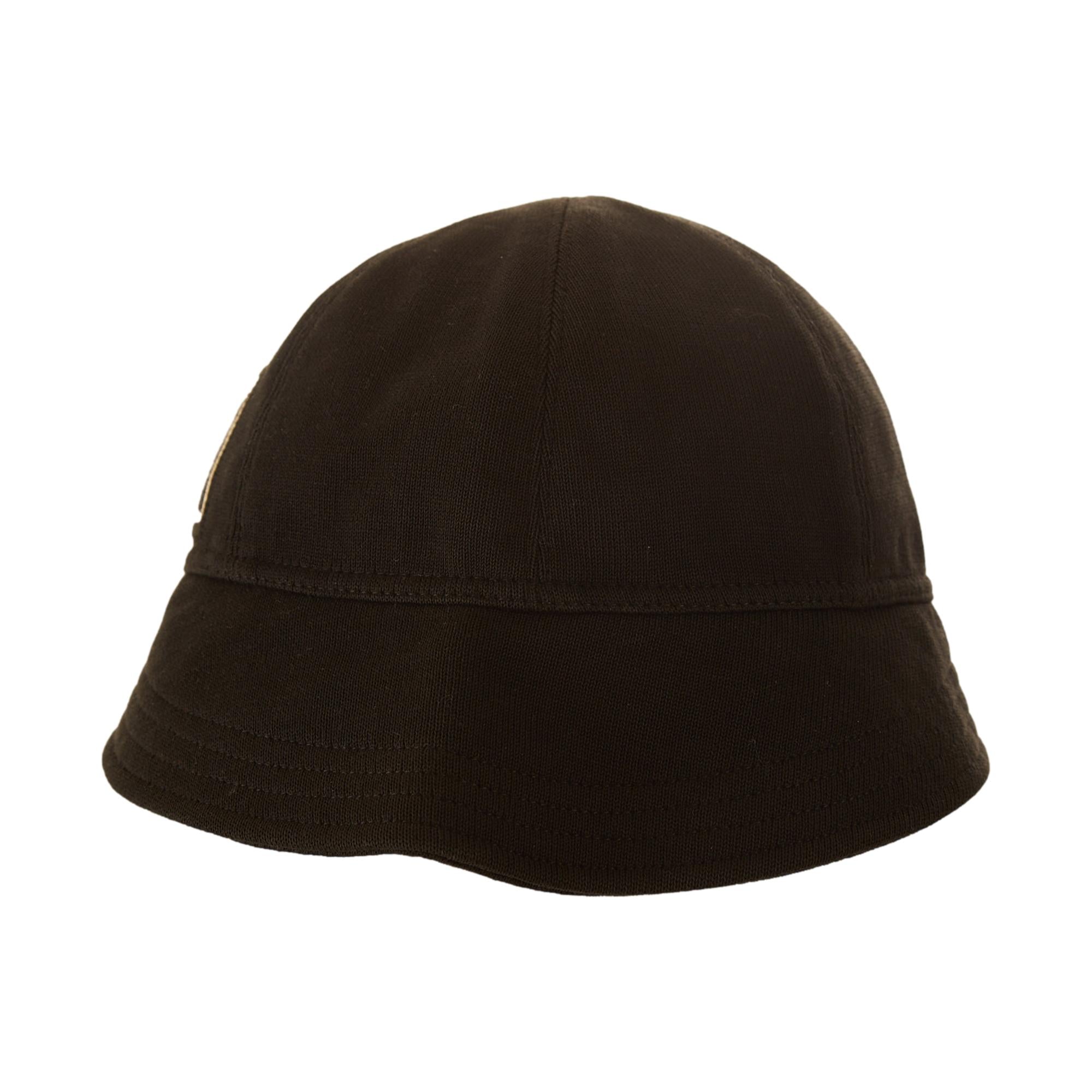 Treasures of NYC - Chanel Black Logo Knit Bucket Hat