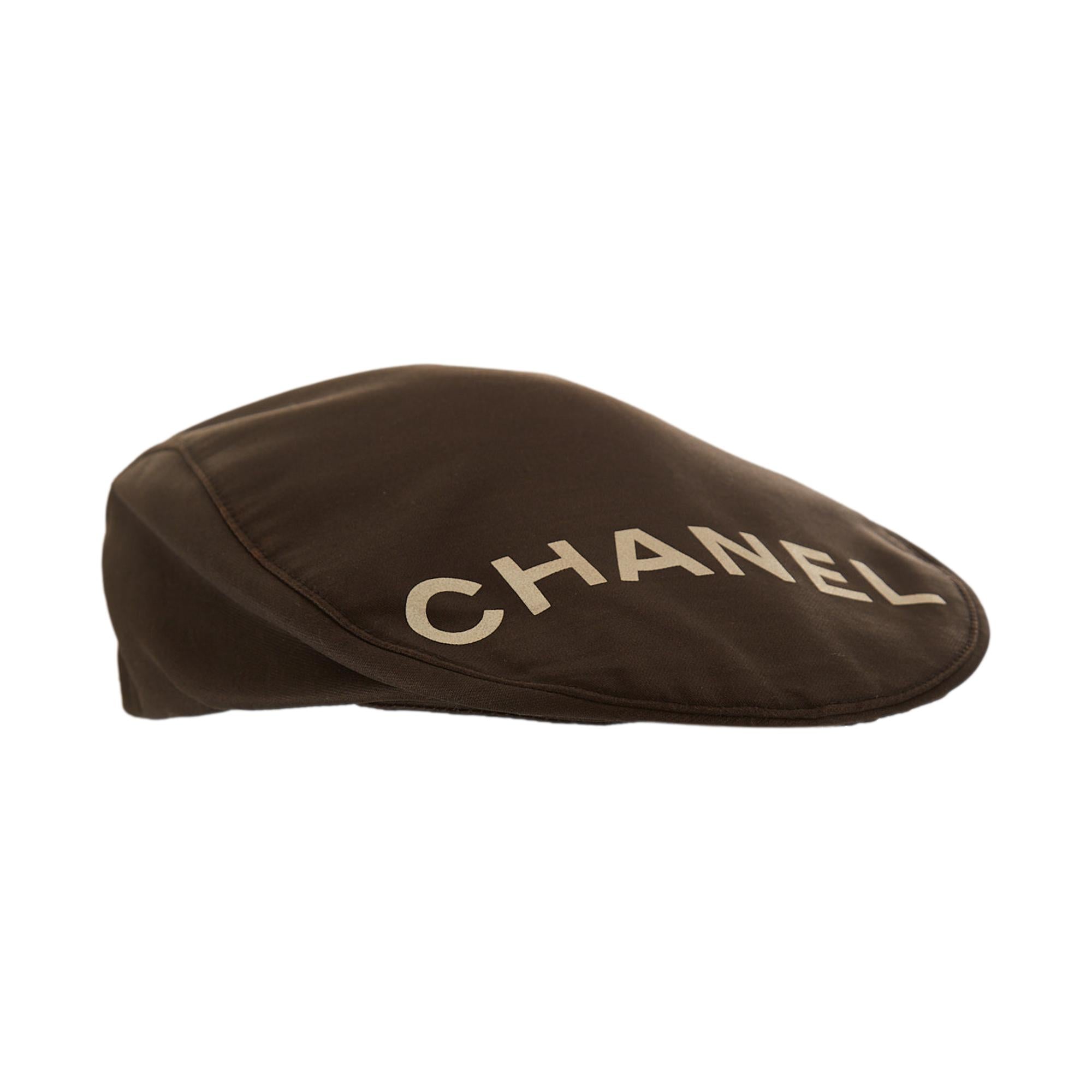 Treasures of NYC - Chanel Black Logo Casket Cap