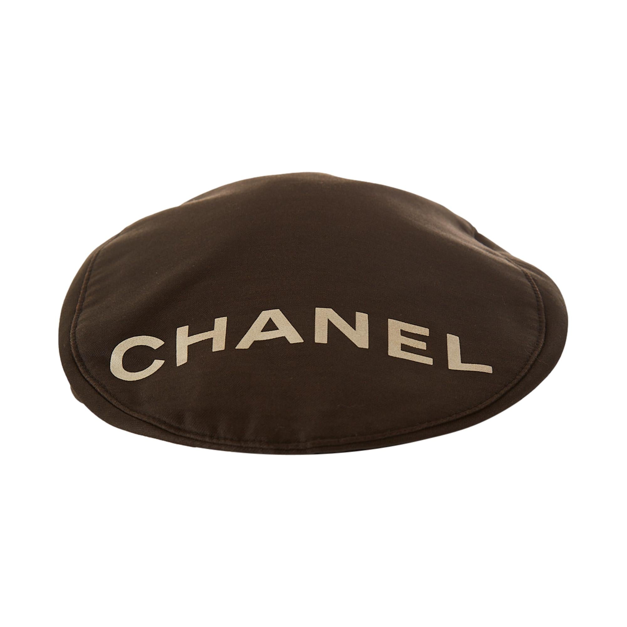 Treasures of NYC - Chanel Black Logo Casket Cap