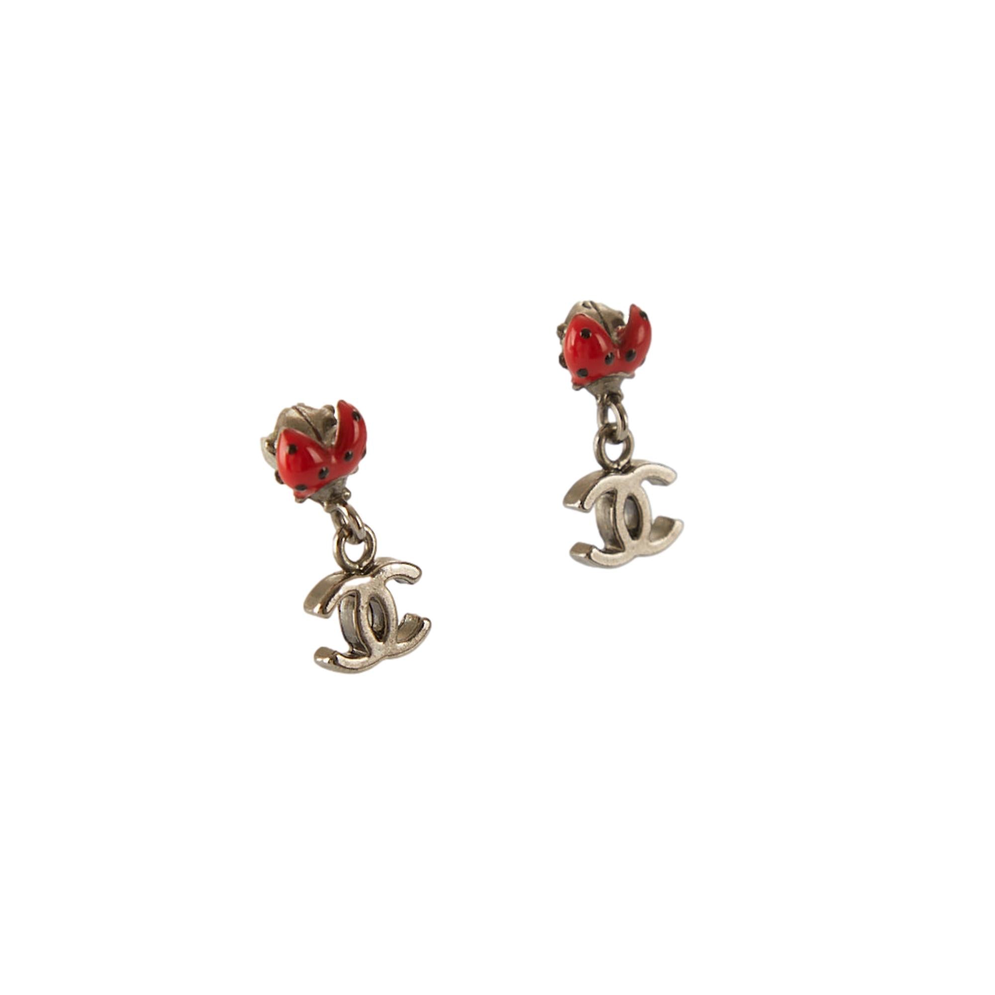 Chanel 2025 ladybug earrings