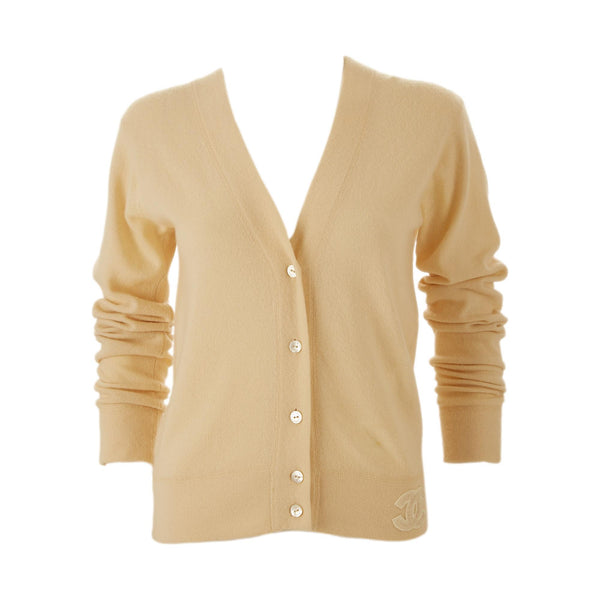 Chanel Cream Cashmere Cardigan