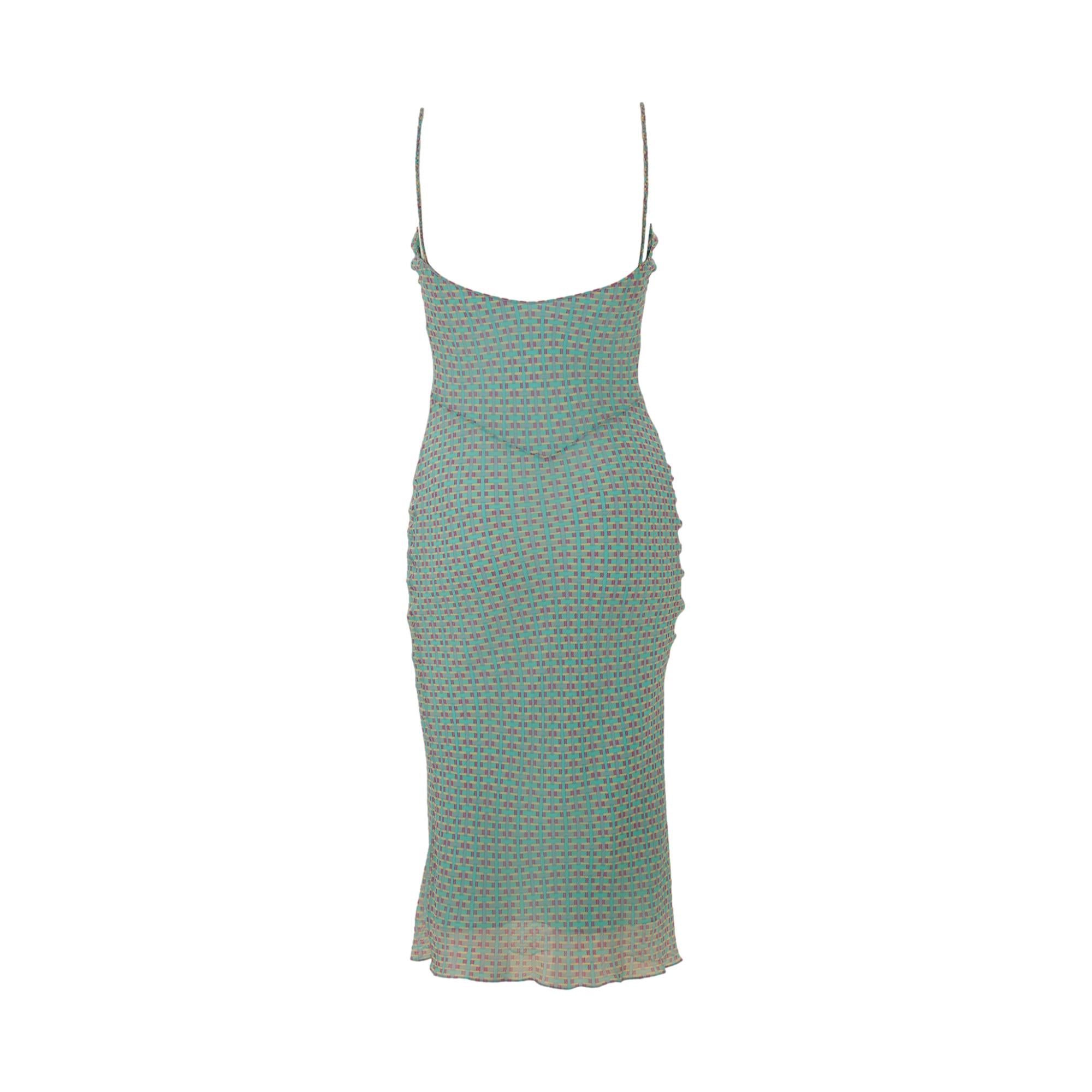 dior blue print dress DIOR - Dioriviera Mid-Length Belted Dress White Cotton Poplin With Blue DIOR Bows Motif - Size 36