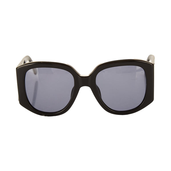 Chanel Black Logo Jumbo Sunglasses