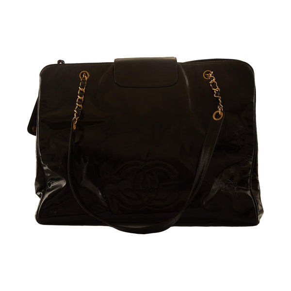 Chanel Black Patent Supermodel Bag