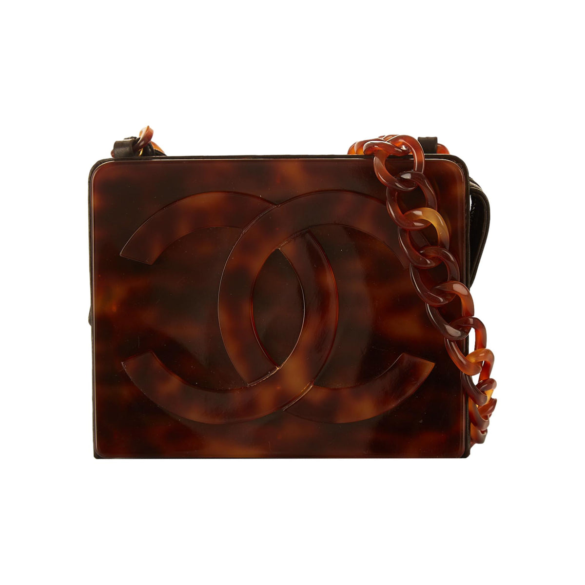Chanel Tortoise Logo Chain Mini Bag – Treasures of NYC display picture 2