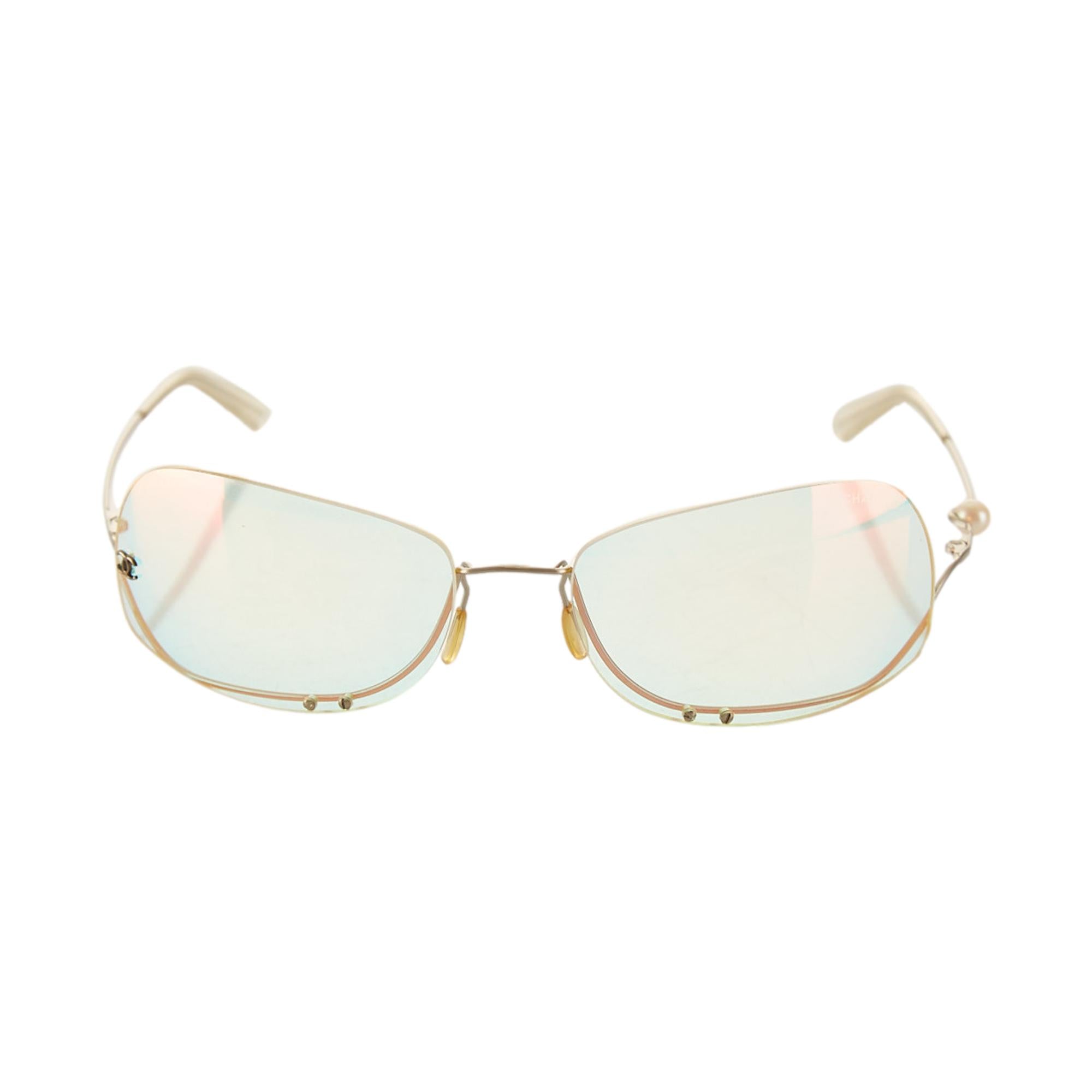 Chanel Iridescent Rimless Pearl Sunglasses – Treasures of NYC