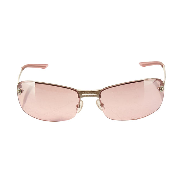 Dior Pink Rimless Sunglasses