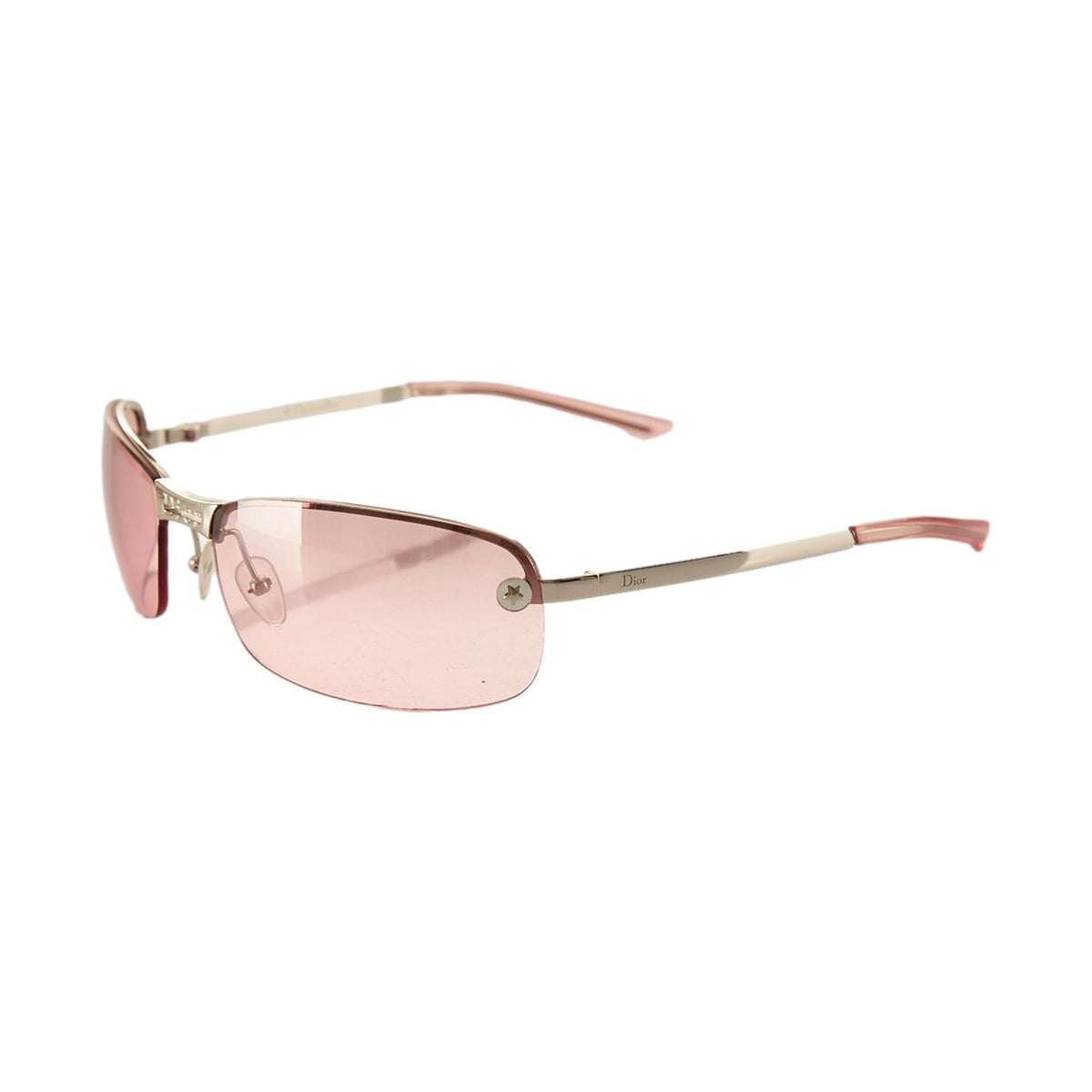 Dior Rimless Sunglasses Dior Squared 2000s Sunglasses Rimless Metal With Rhinestones  main image 2