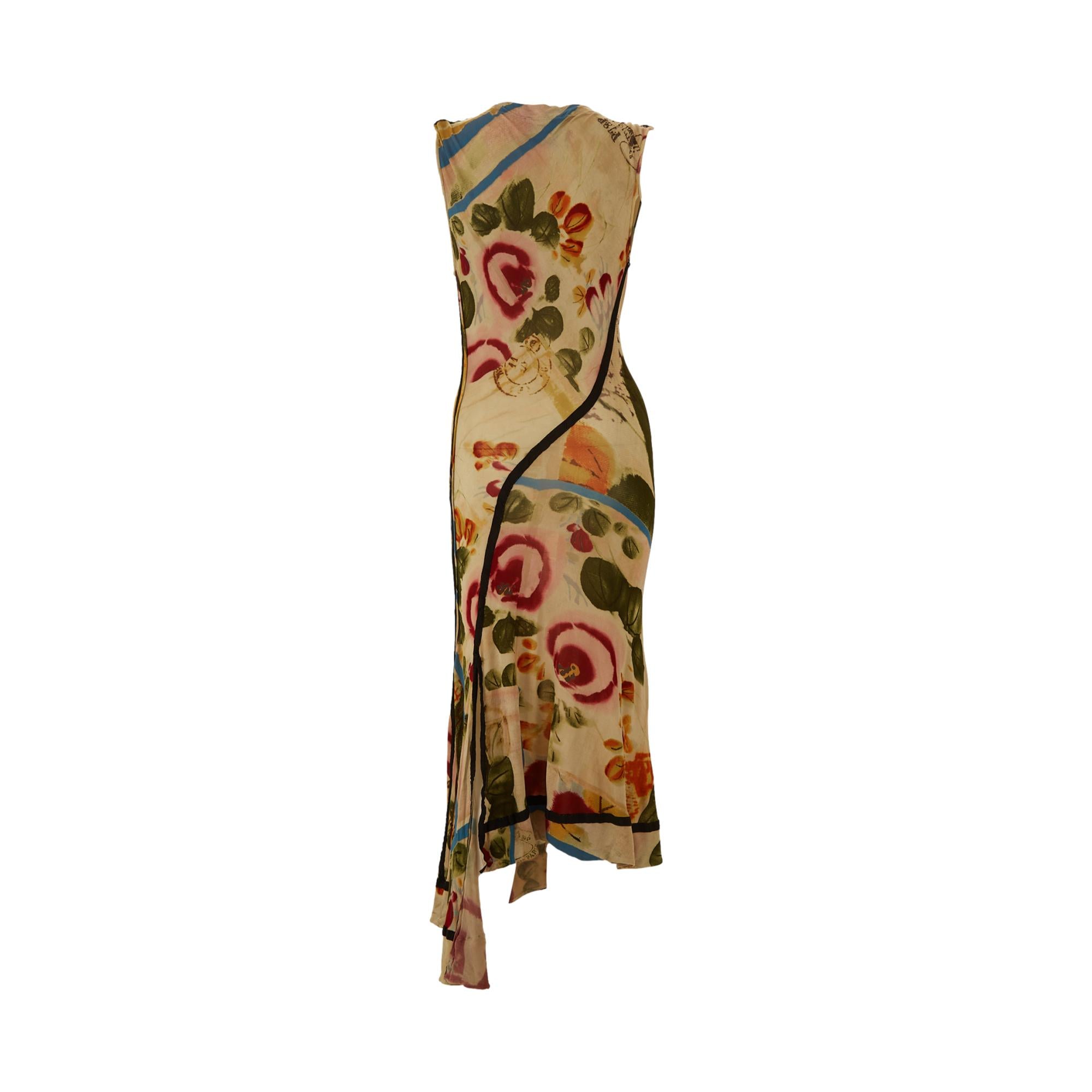 Jean Paul Gaultier Floral Print Long Dress – Treasures of NYC Jean Paul Gaultier Floral Print Long Dress – Treasures of NYC
