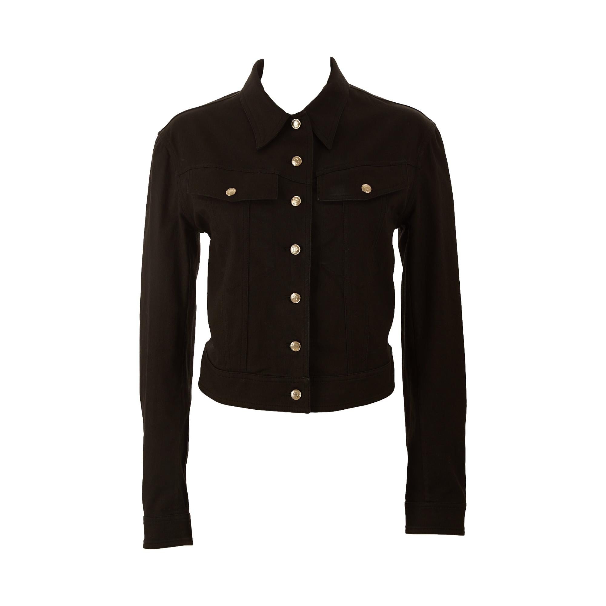 Dior J'Adore Black Cropped Logo Jacket – Treasures of NYC