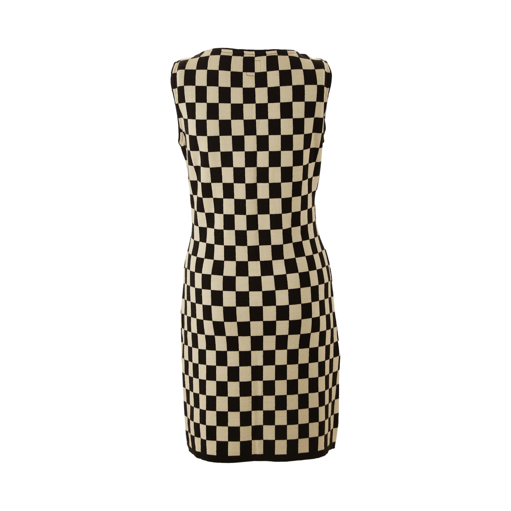 Moschino Checkerboard Dress