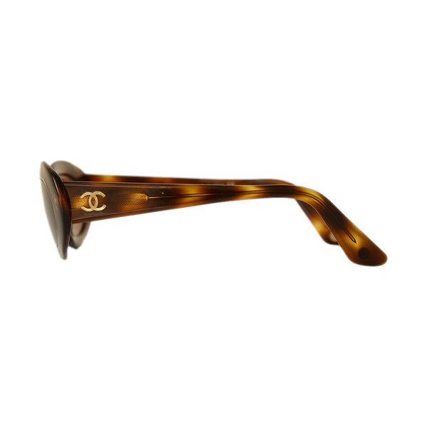 Chanel Tortoise Oval Sunglasses