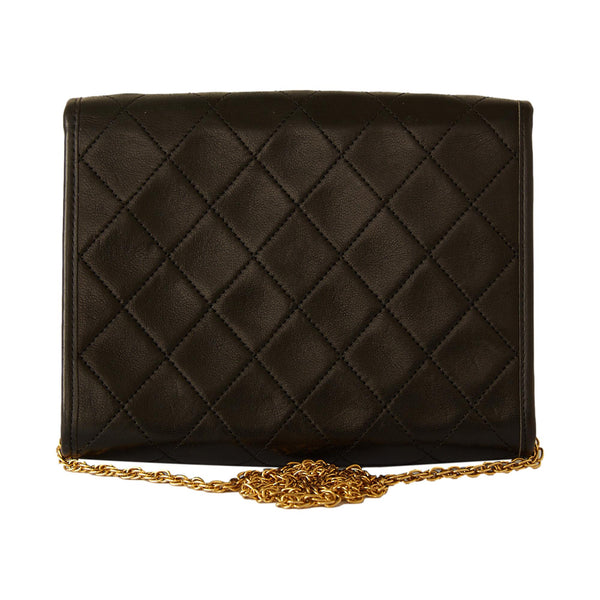 Chanel Black Quilted Chain Mini Shoulder Bag