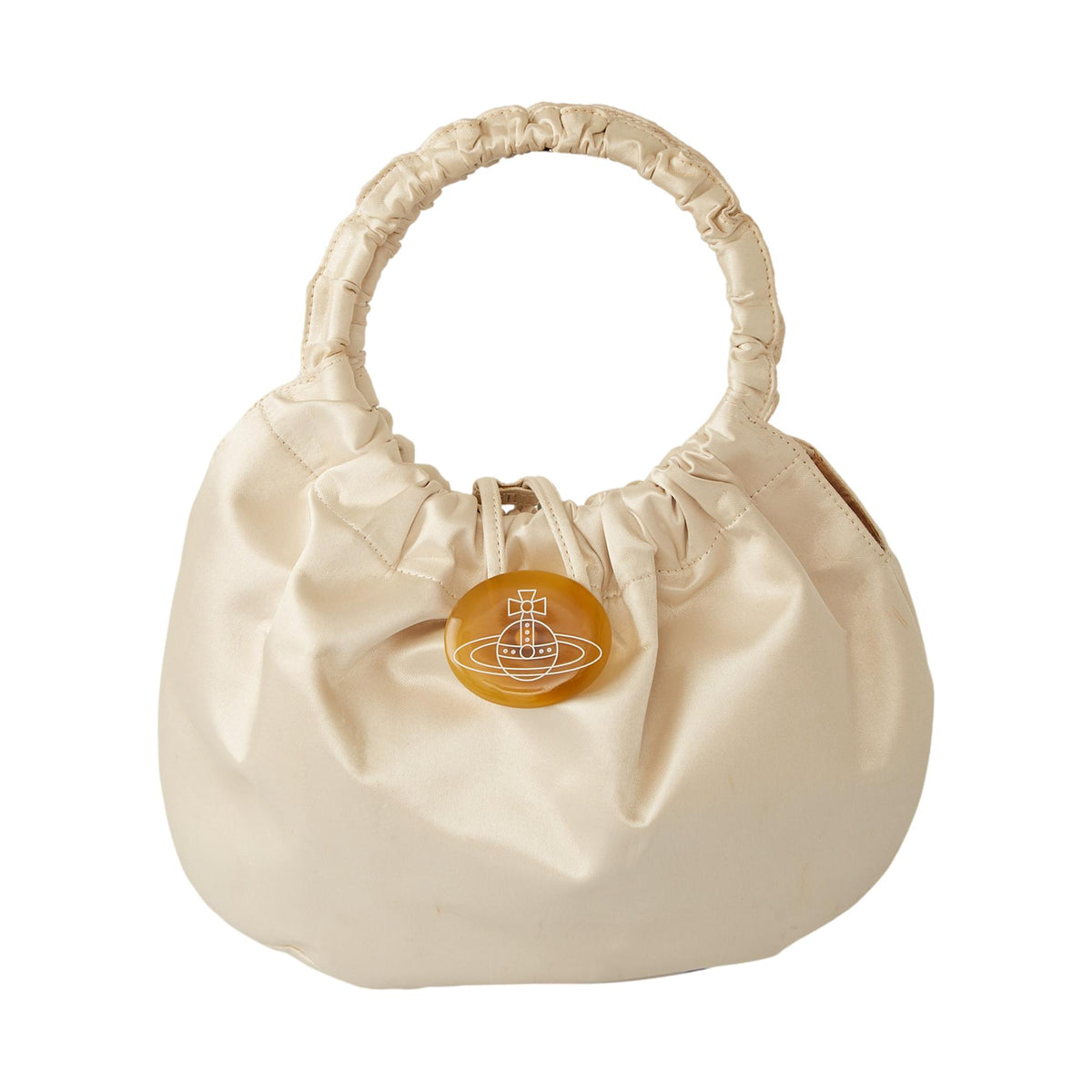 Vivienne Westwood White Satin Top Handle Bag – Treasures of NYC
