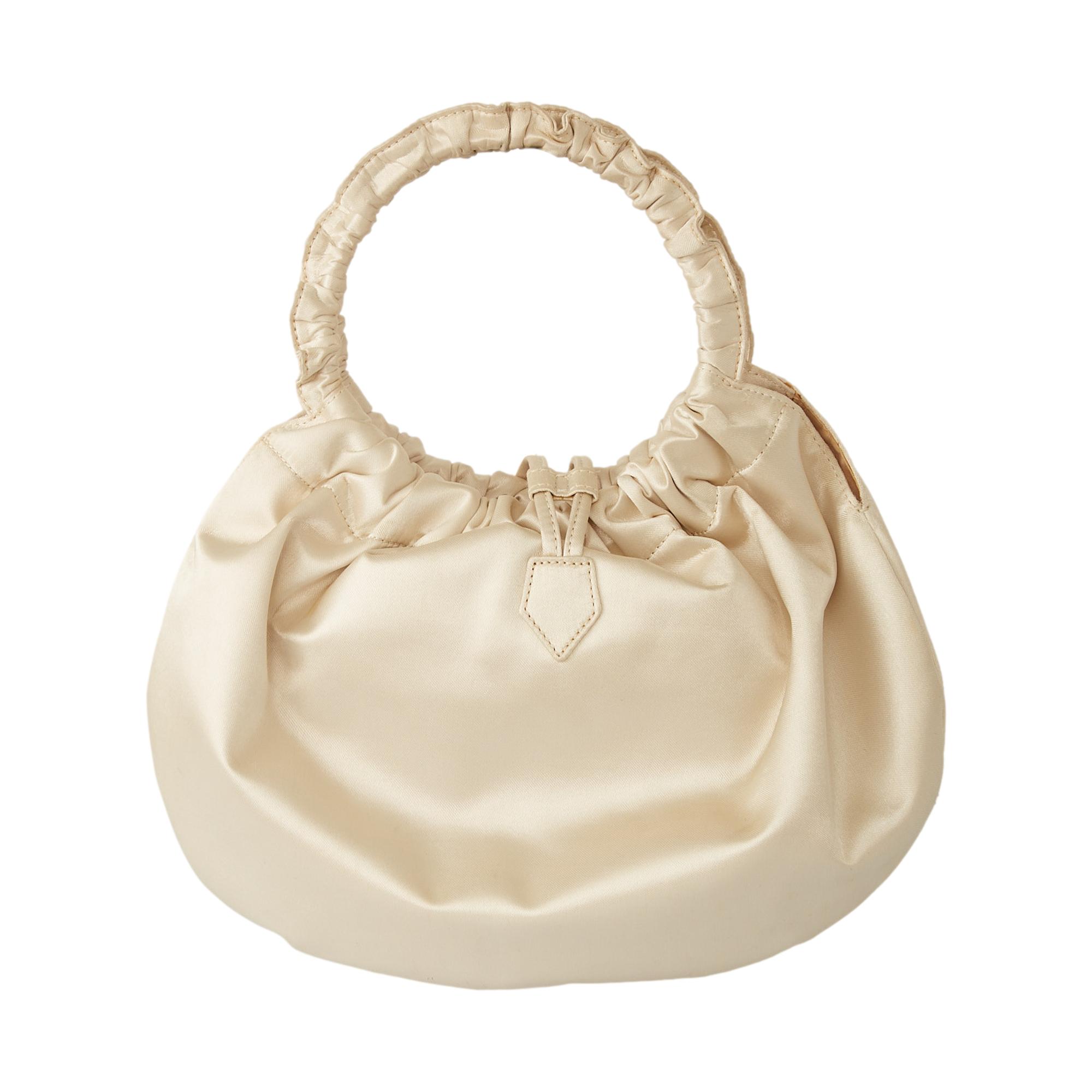 Vivienne Westwood White Satin Top Handle Bag – Treasures of NYC