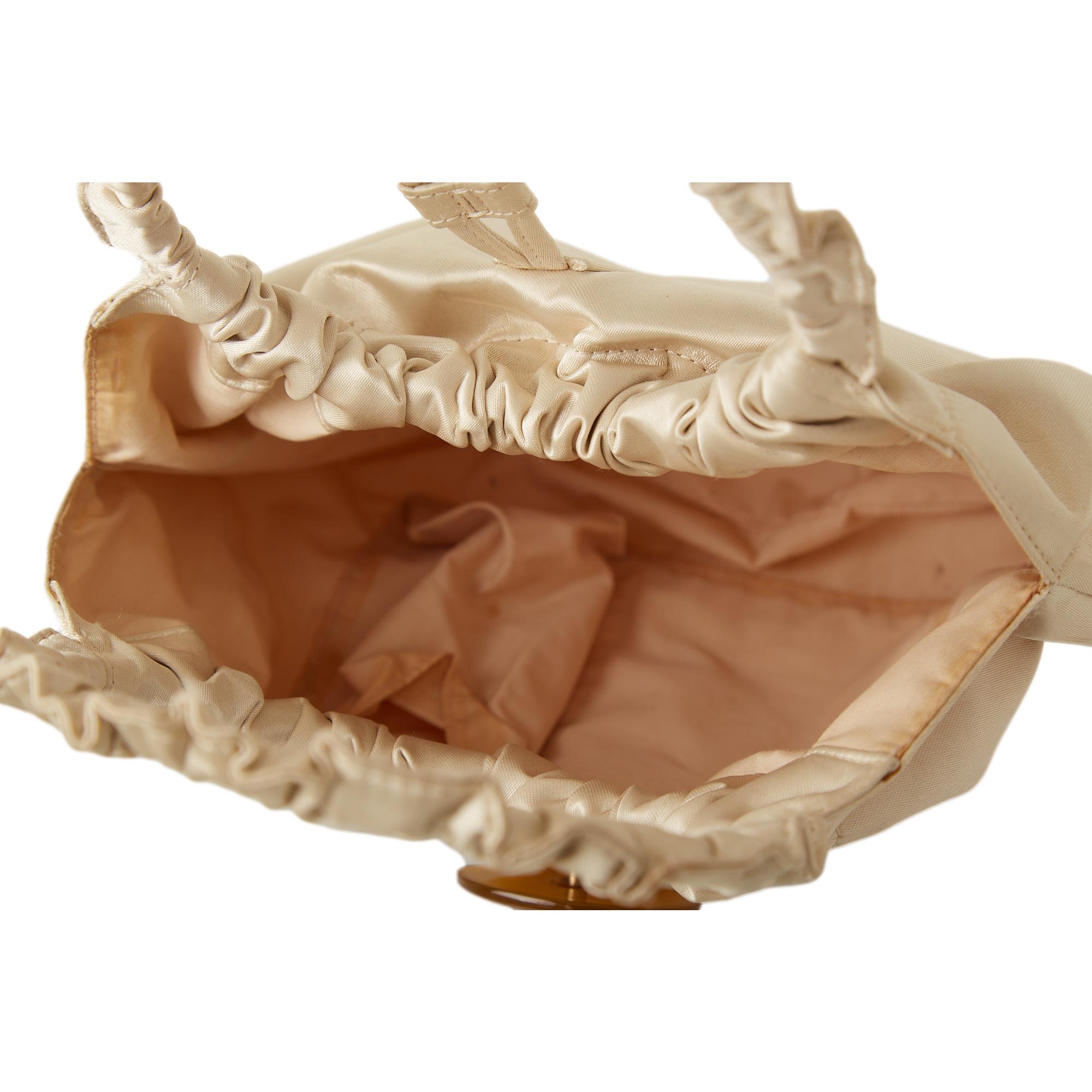 Vivienne Westwood White Satin Top Handle Bag – Treasures of NYC