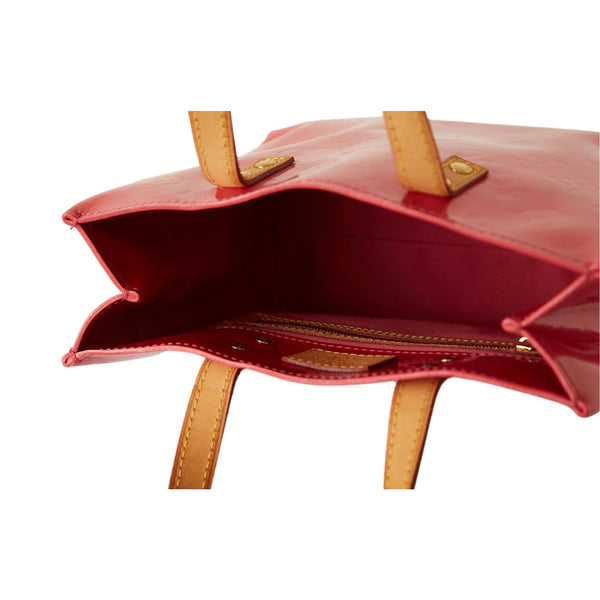 Louis Vuitton Pink Monogram Vernis Top Handle Bag