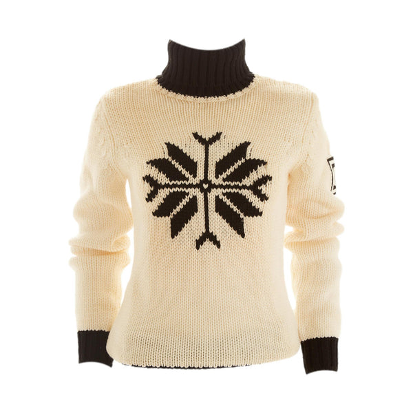 Chanel White Snowflake Sweater
