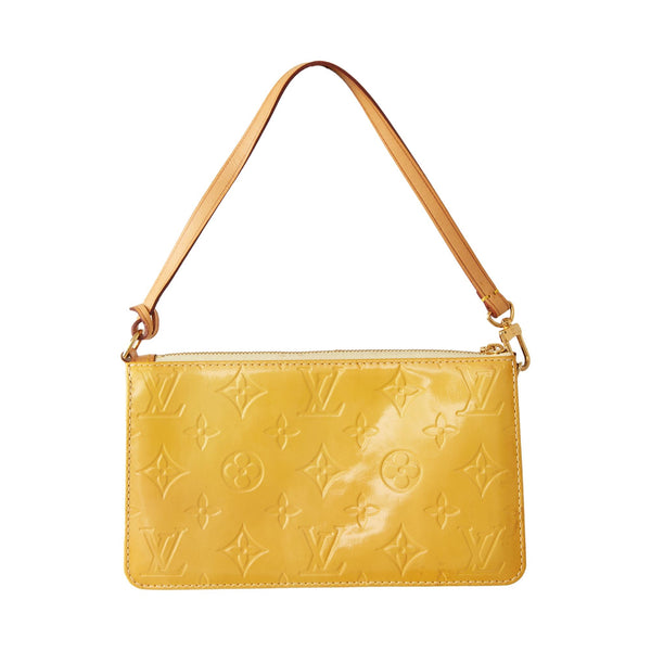 Louis Vuitton Yellow Vernis Shoulder Bag