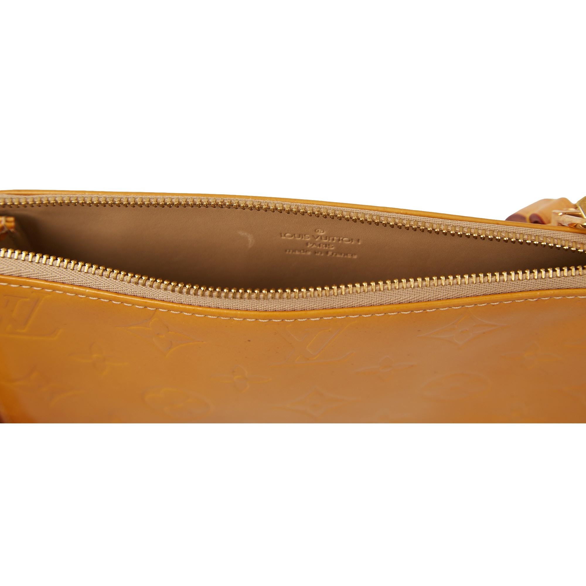 Louis Vuitton Yellow Monogram Vernis Mini Shoulder Bag – Treasures