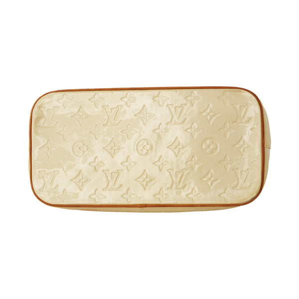 Louis Vuitton Cream Monogram Vernis Shoulder Tote