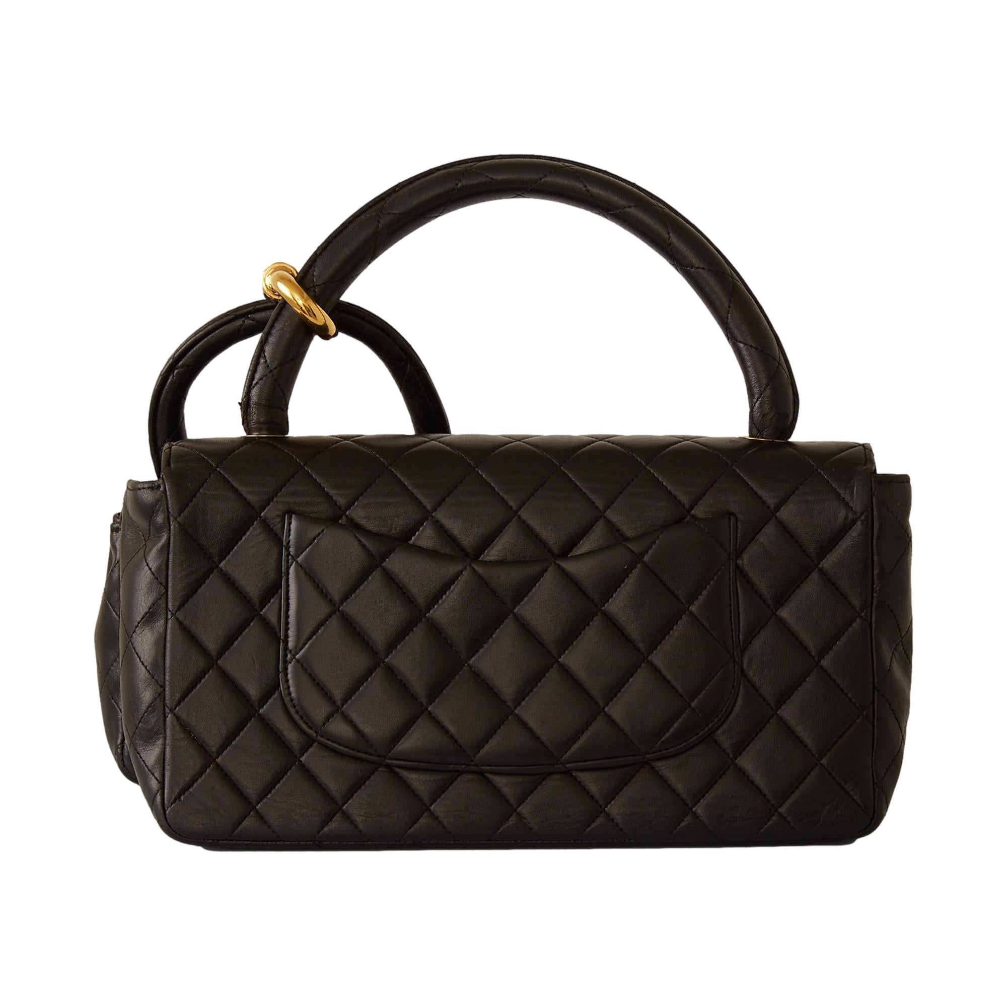 Chanel Black Two Piece Top Handle Bag Set – Treasures of NYC