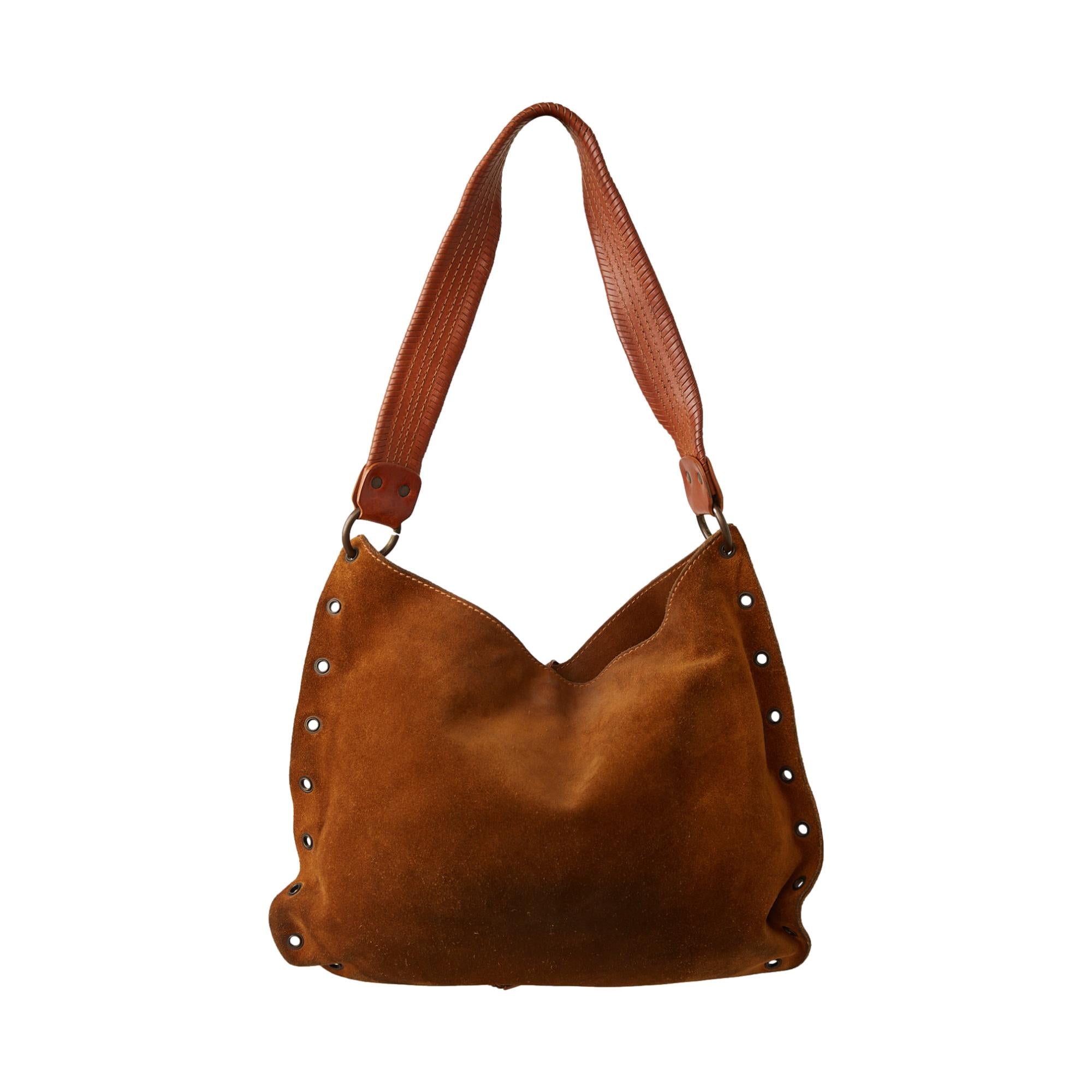 Dolce & Gabbana Brown Butterfly Shoulder Bag
