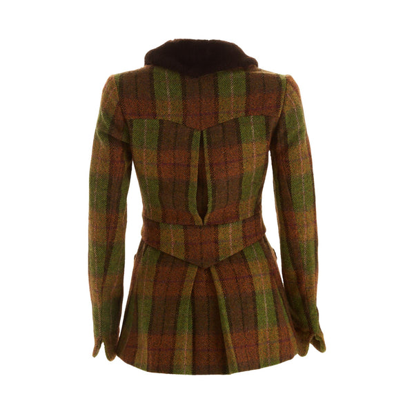 Vivienne Westwood Green Plaid Wool Jacket