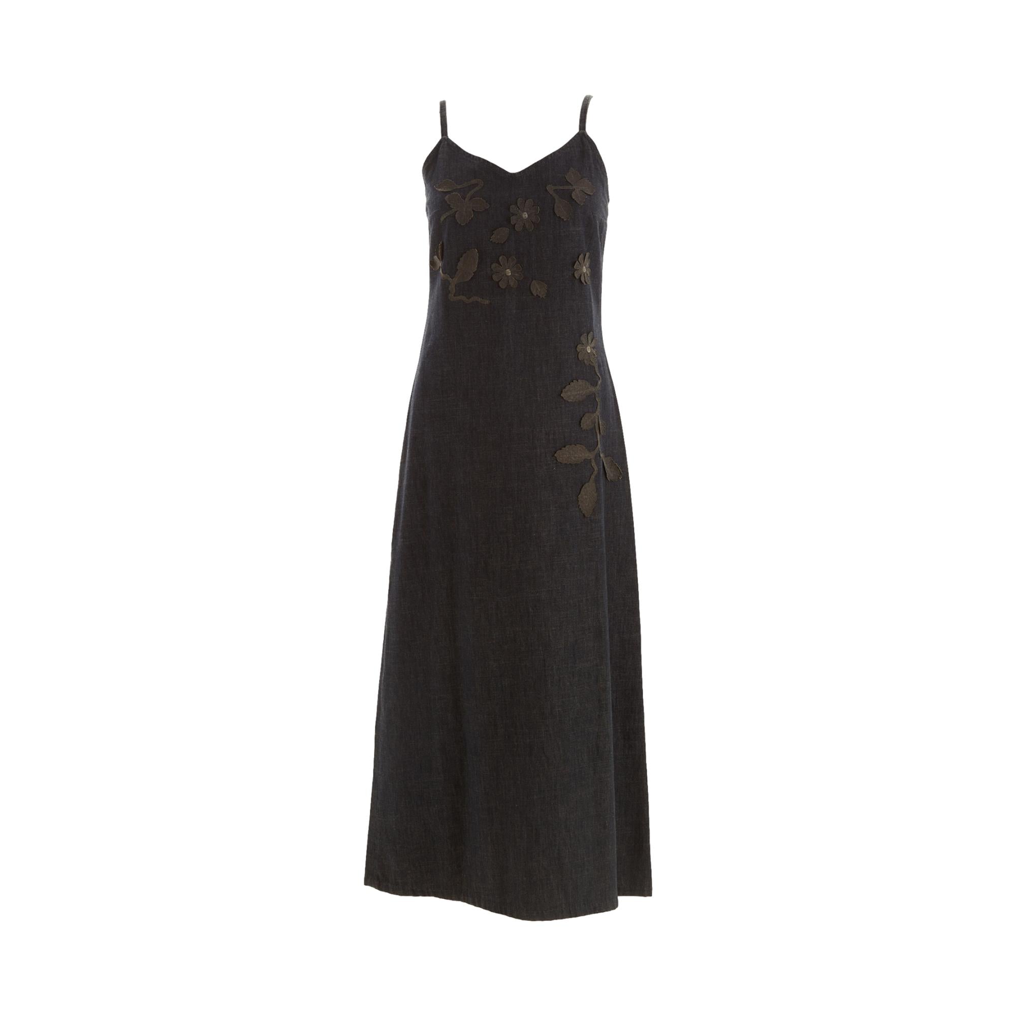 Fendi Denim Floral Dress – Treasures of NYC