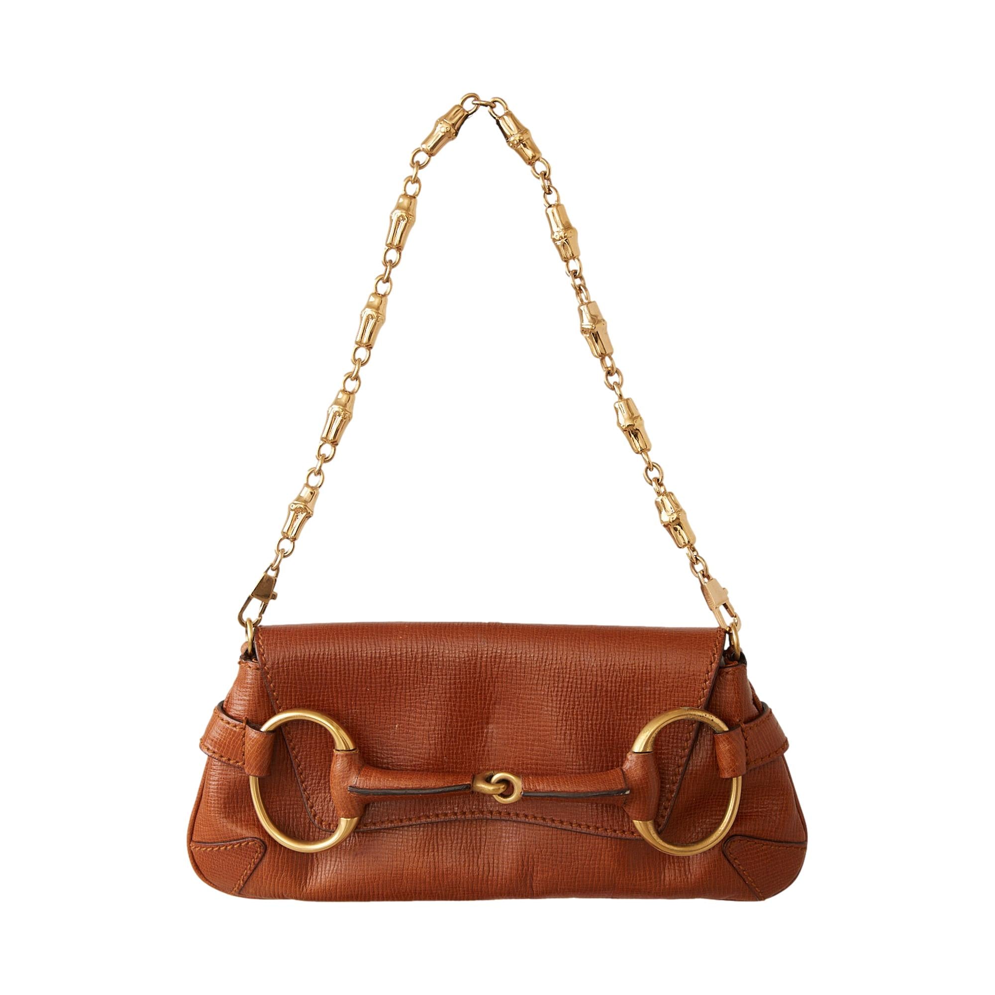 Gucci Brown Horsebit Mini Shoulder Bag