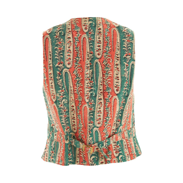 Vivienne Westwood Floral Logo Button Vest