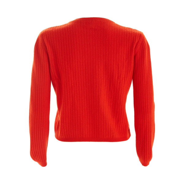 Courreges Red Logo Sweater