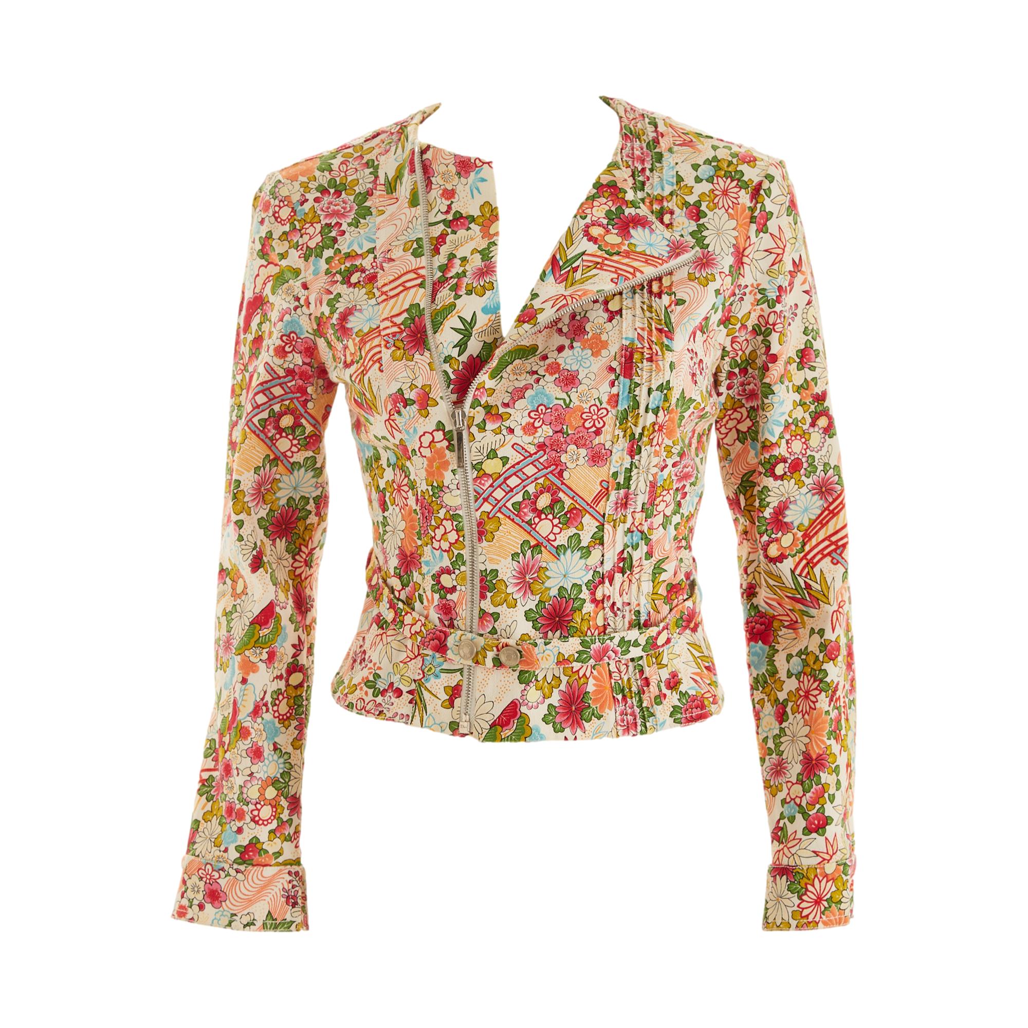 Dior Multicolor Floral Print Jacket – Treasures of NYC