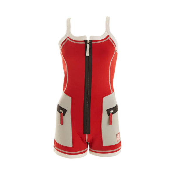 Chanel Sport Red Neoprene Suit