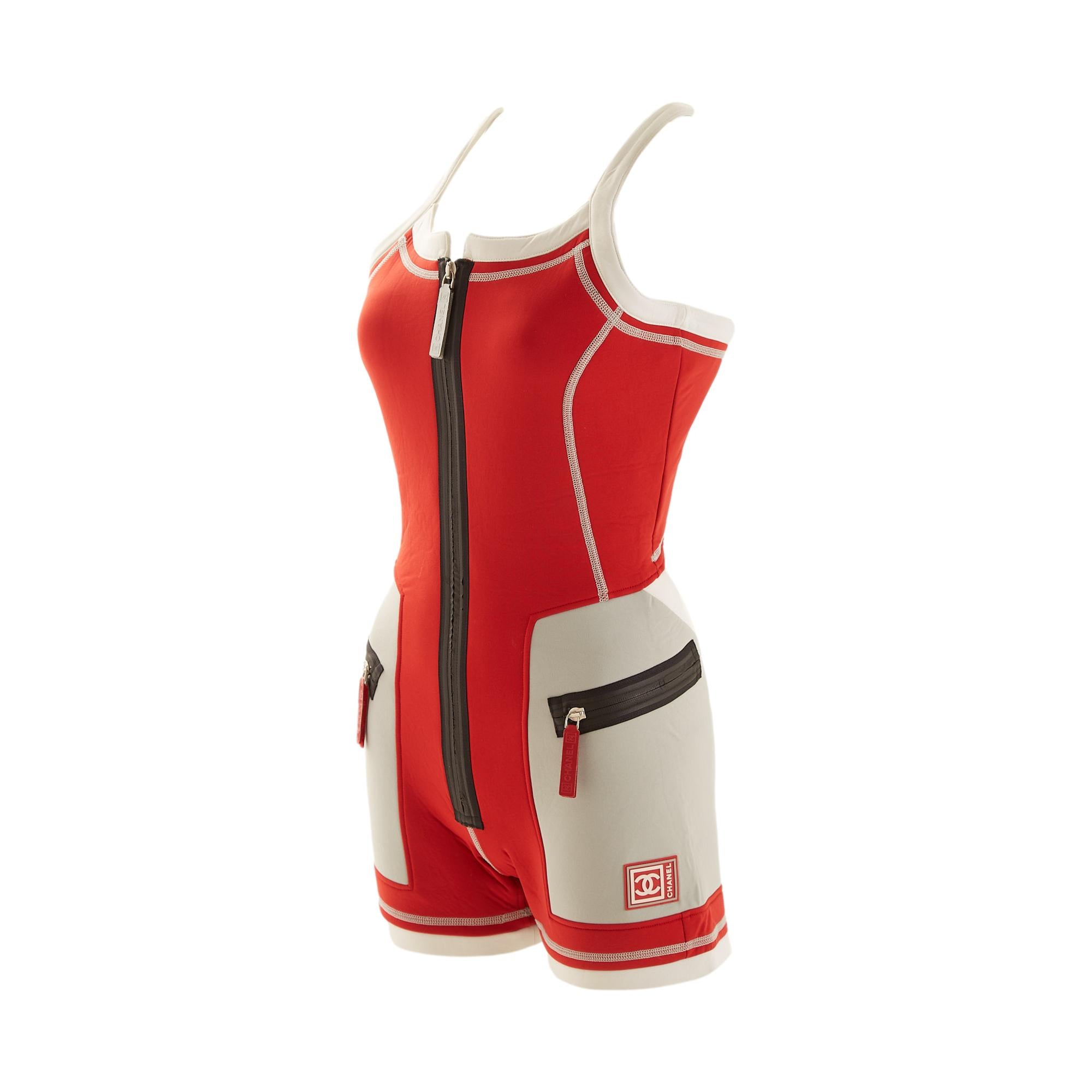 Chanel Sport Red Neoprene Suit – Treasures of NYC