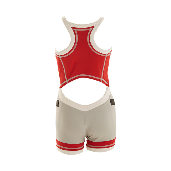 Chanel Sport Red Neoprene Suit