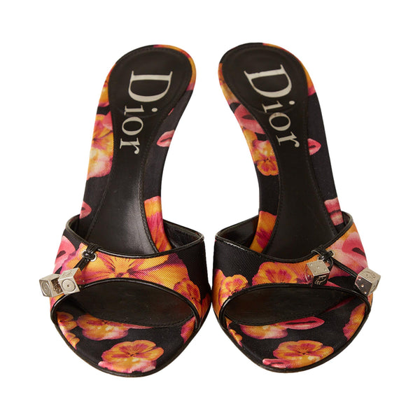 Dior Lip Logo Dice Heels
