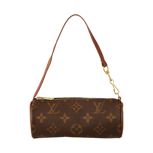 Louis Vuitton Brown Monogram Micro Cylinder Bag – Treasures of NYC
