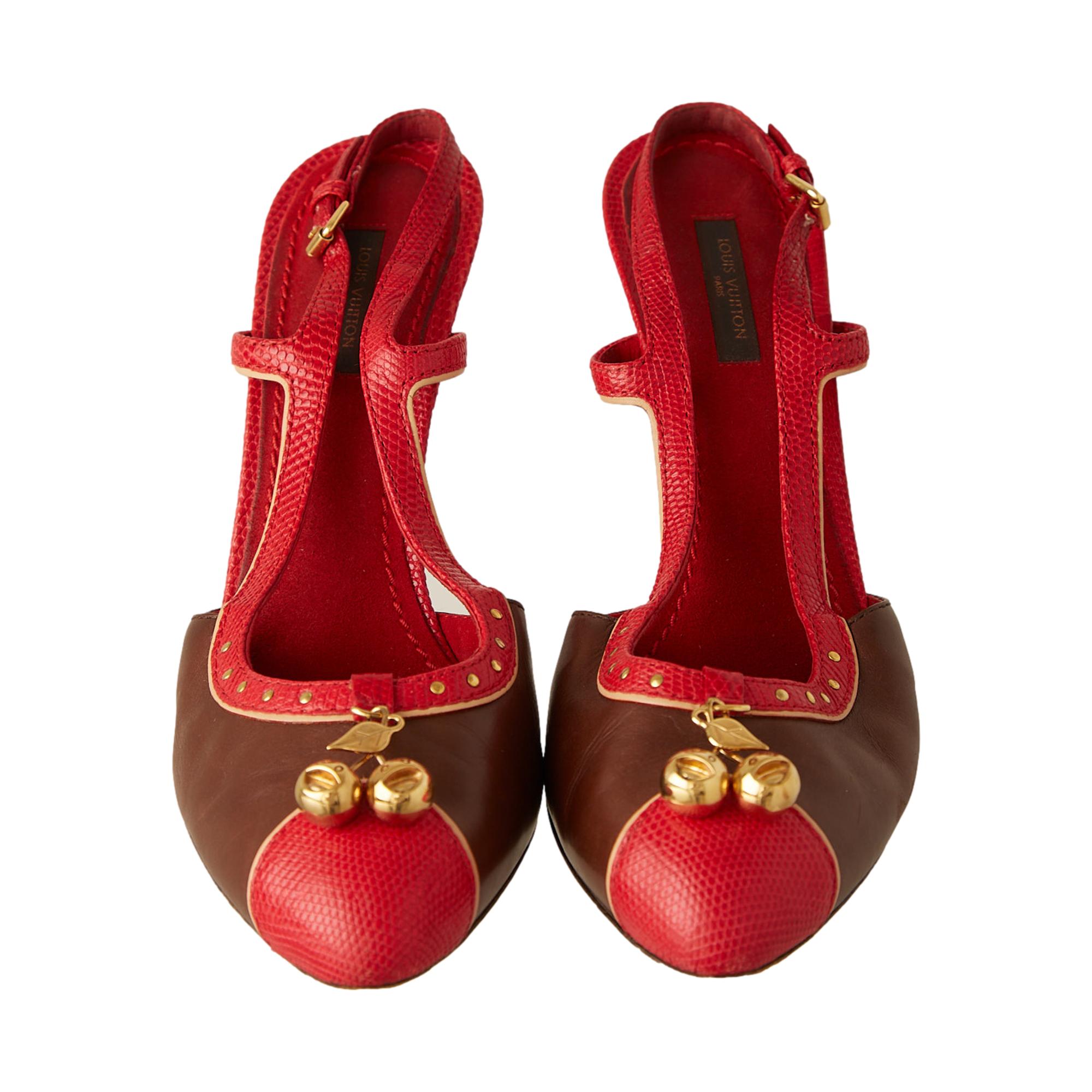 Louis Vuitton Red Cherry Heels