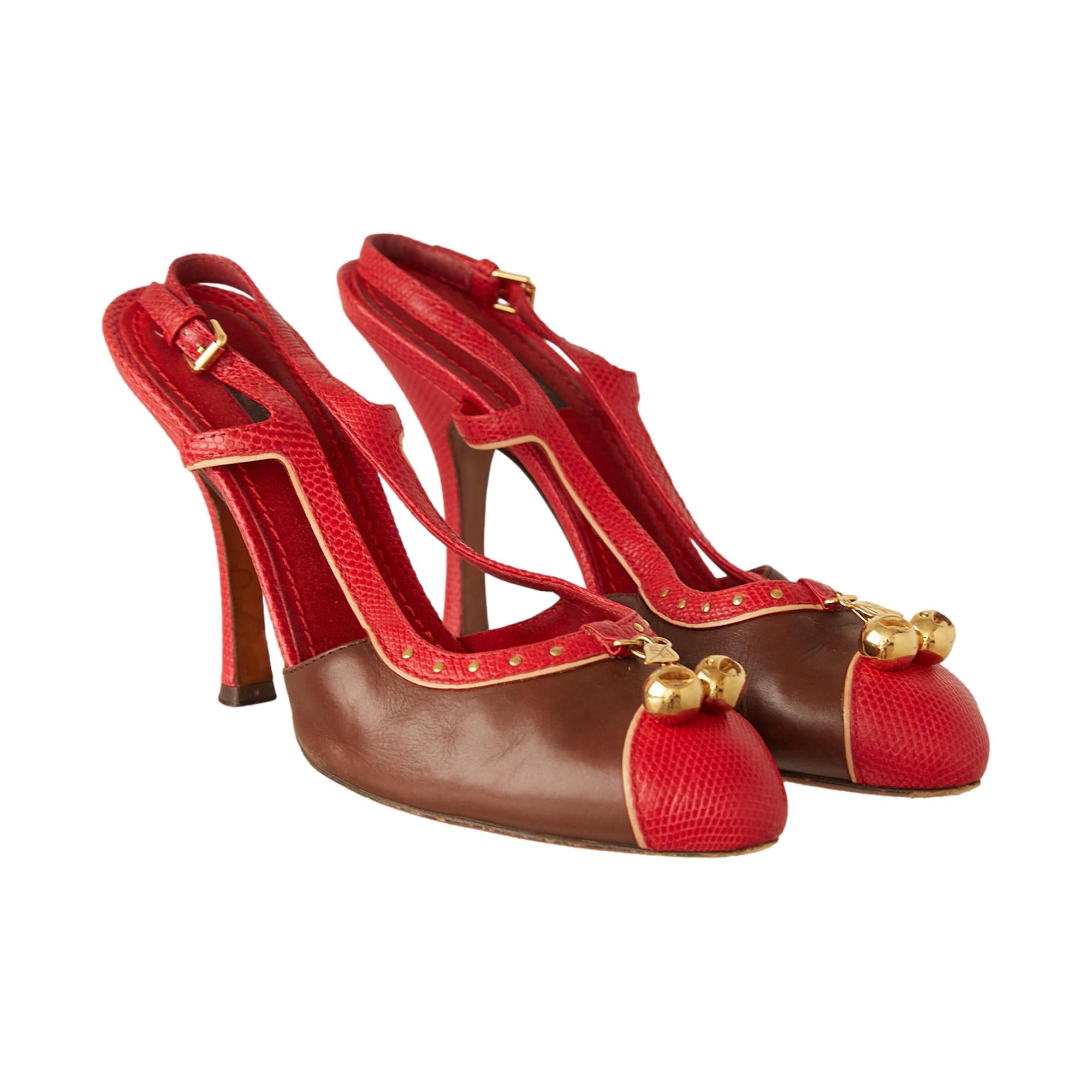 Louis Vuitton Red Cherry Heels