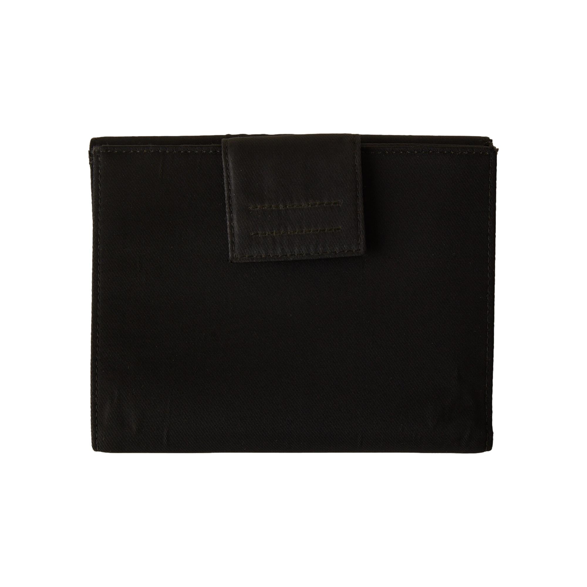 Prada Black Nylon Wallet