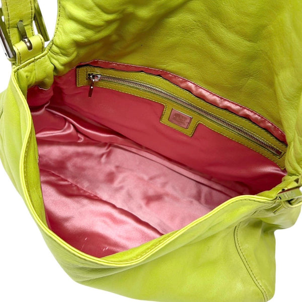 Fendi Lime Green Mama Baguette