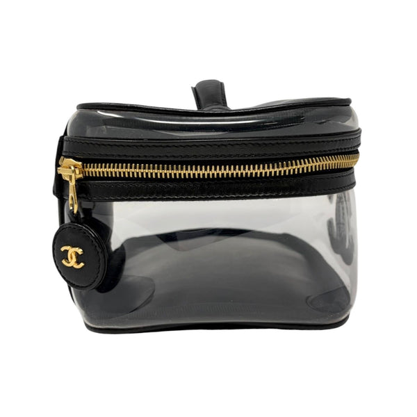 Chanel Black Transparent Vanity Bag