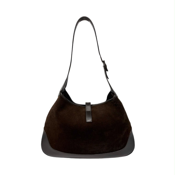 Gucci Brown Suede Jackie Bag