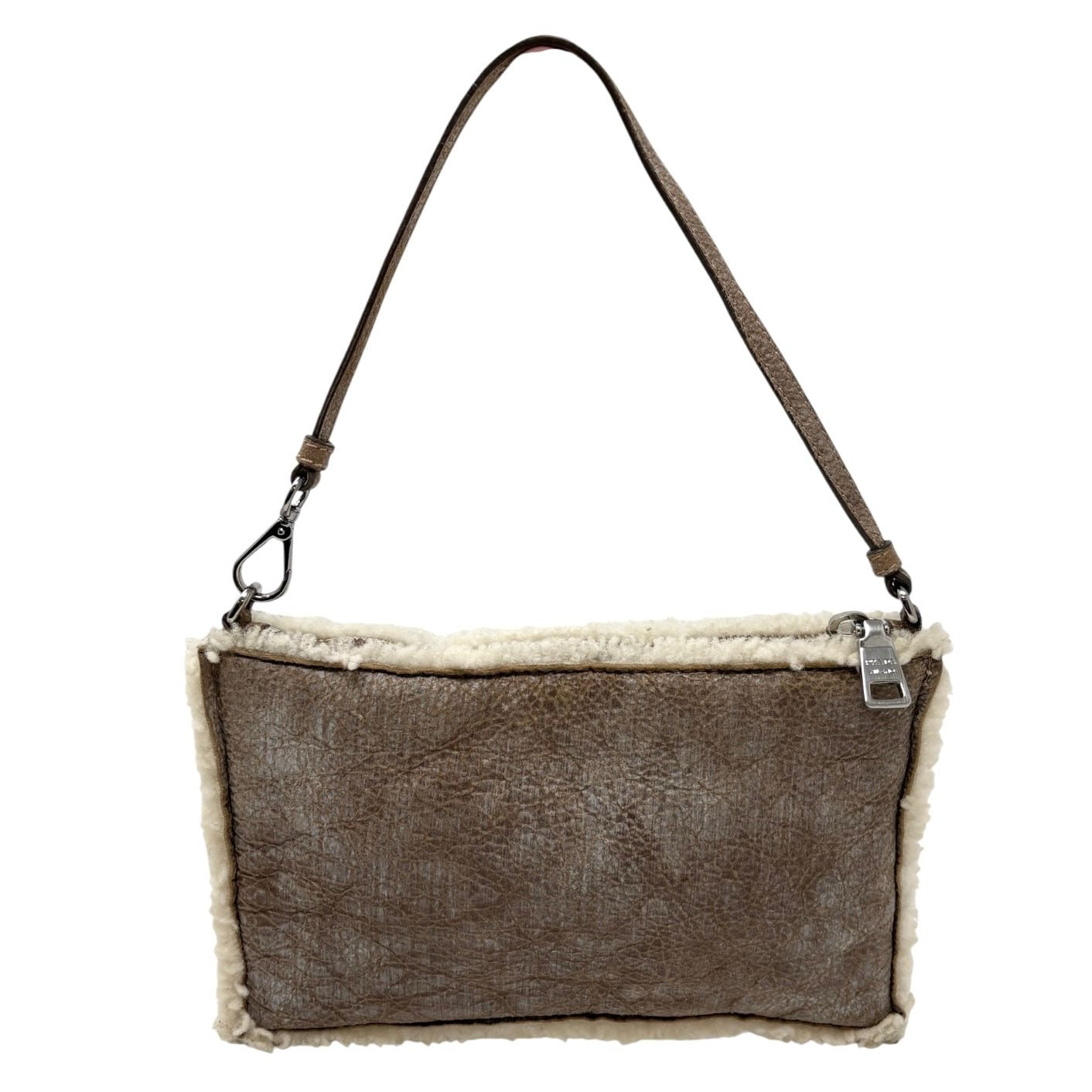 Prada Sherpa Logo Shoulder Bag