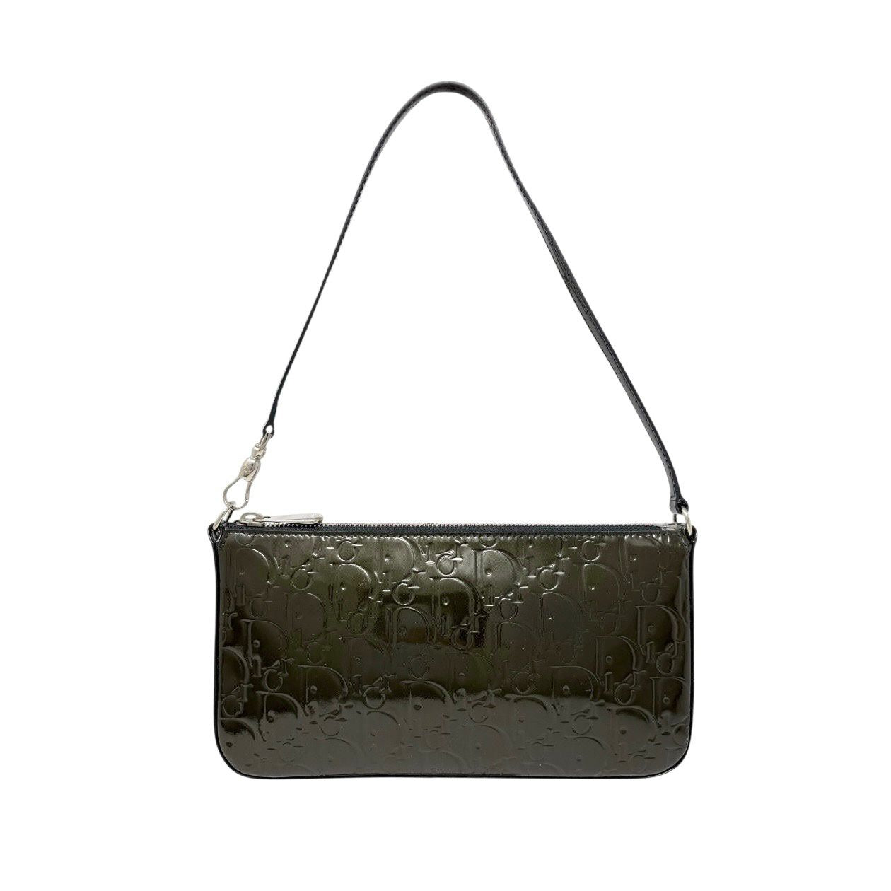 Dior Green Patent Shoulder Bag