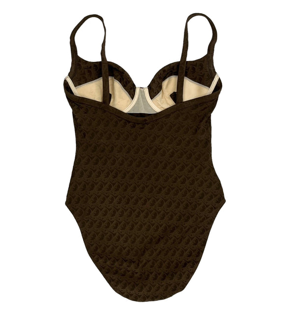 Dior Brown Logo One Piece