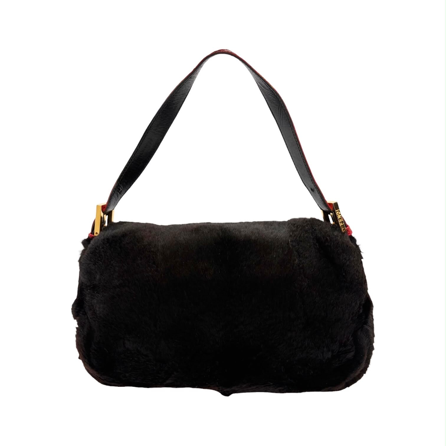 Fendi Dark Brown Fur Baguette