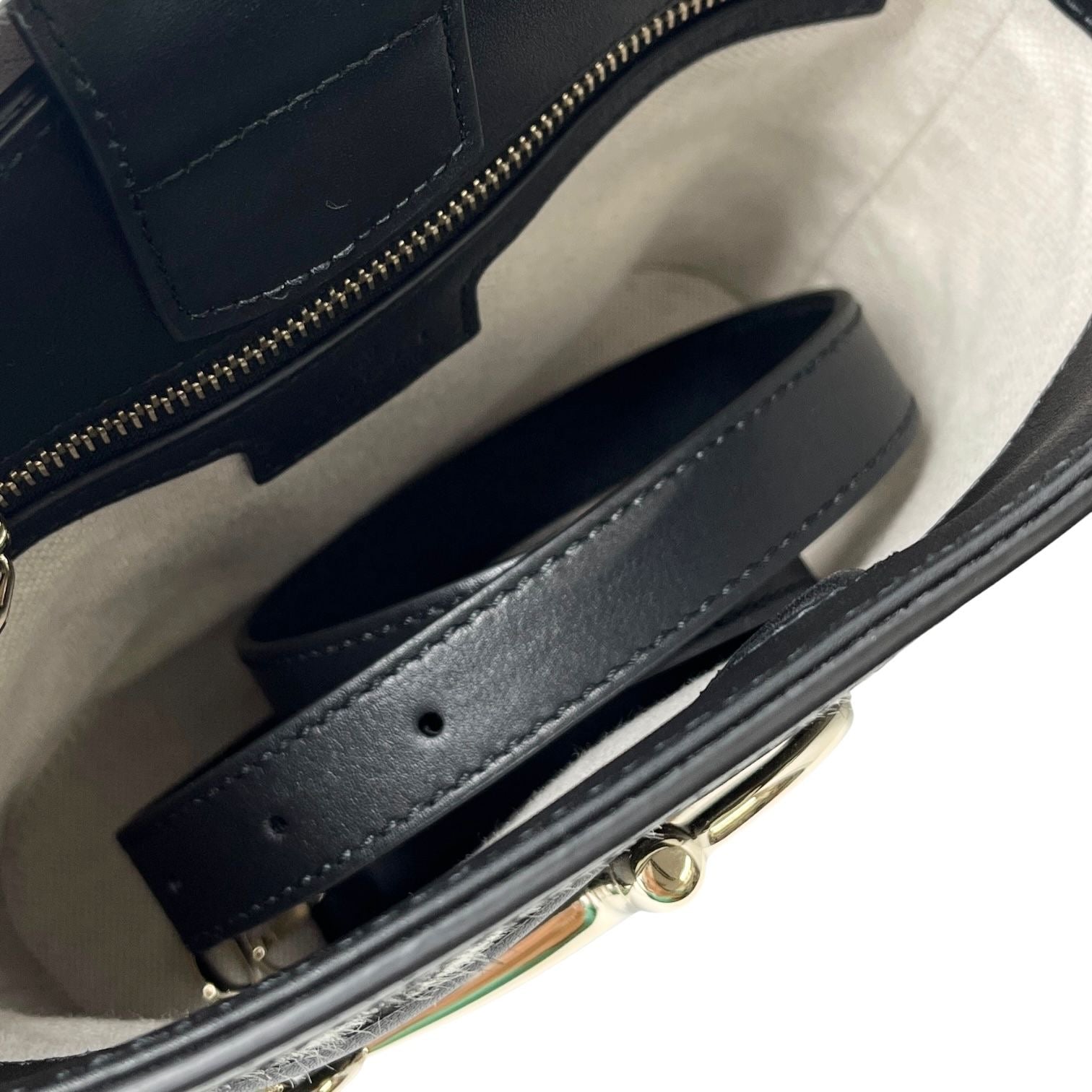 Gucci Zebra 2way Bucket Bag